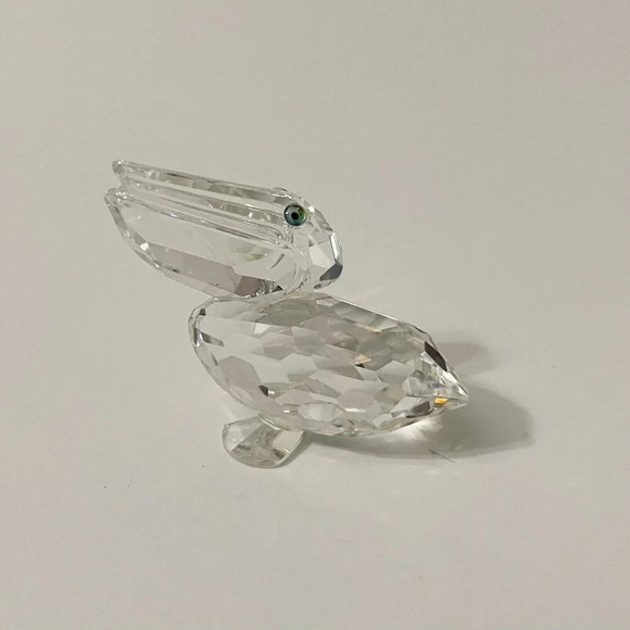 Swarovski Crystal Pelican Figurine Miniature 1.25 Inch - Picture 14 of 15